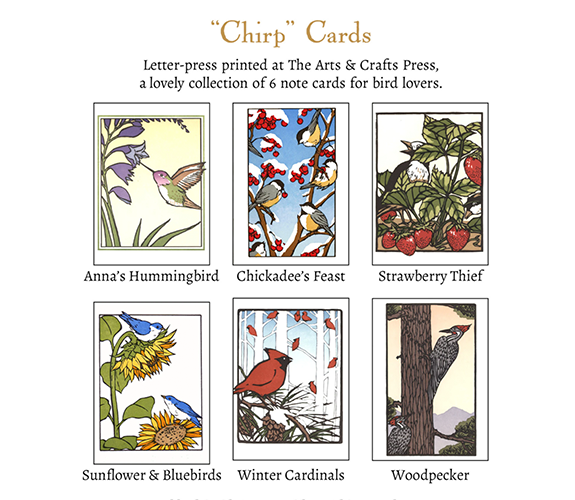 "Chirp" Card Set - Yoshiko Yamamoto